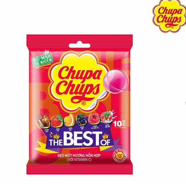Chupa Chups Lollipop Mixed Fruit The Best of 93g x 70 Bags